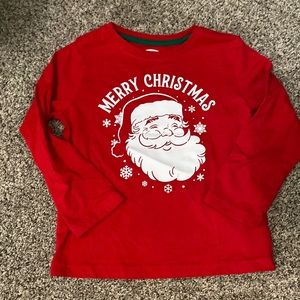 Kids, girl or boy, 5T Christmas long sleeve shirt